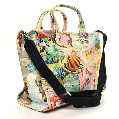 Marc Jacobs Cotton Canvas Cake The Traveler Tote Bag Multicolor 3 of 12