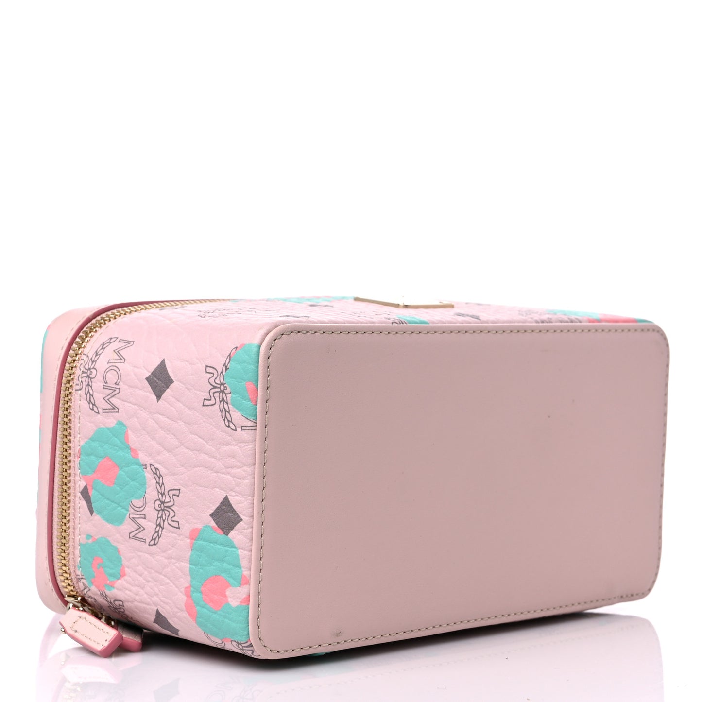 Visetos Floral Leopard Vanity Case Pink