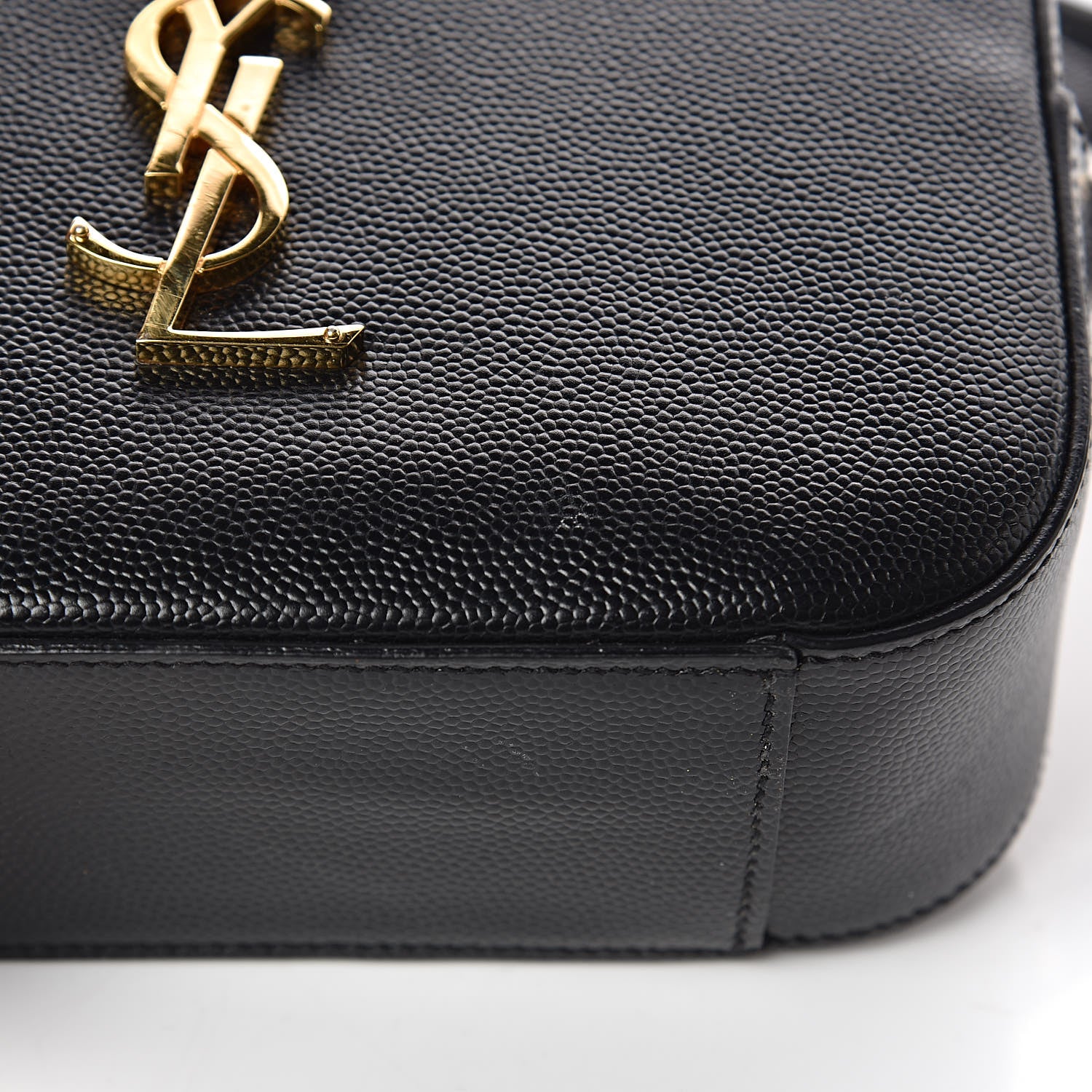 Saint Laurent Grain De Poudre Small Classic Monogram Camera Bag Black 9 of 10