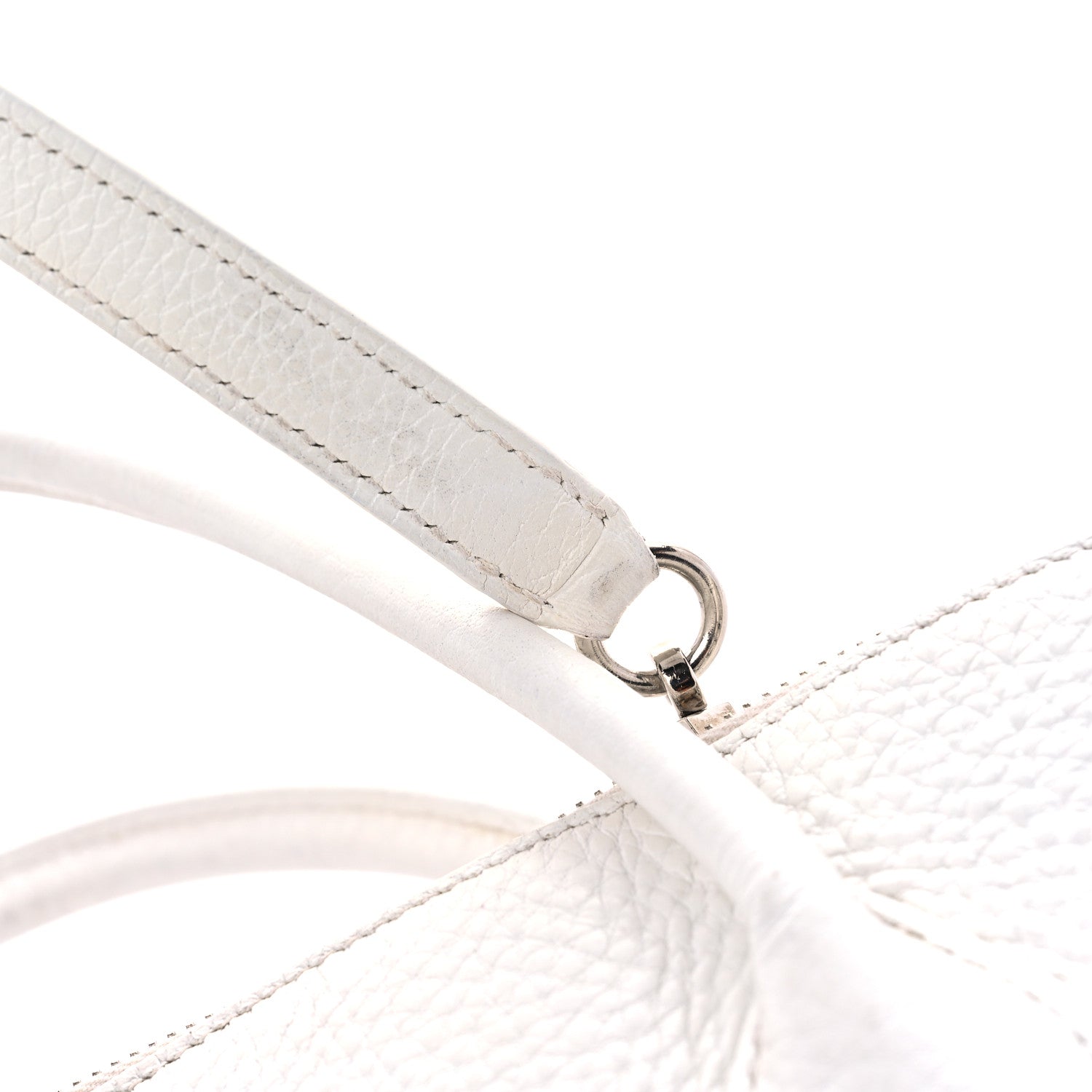 Hermes Taurillon Clemence Bolide 35 White 25 of 28