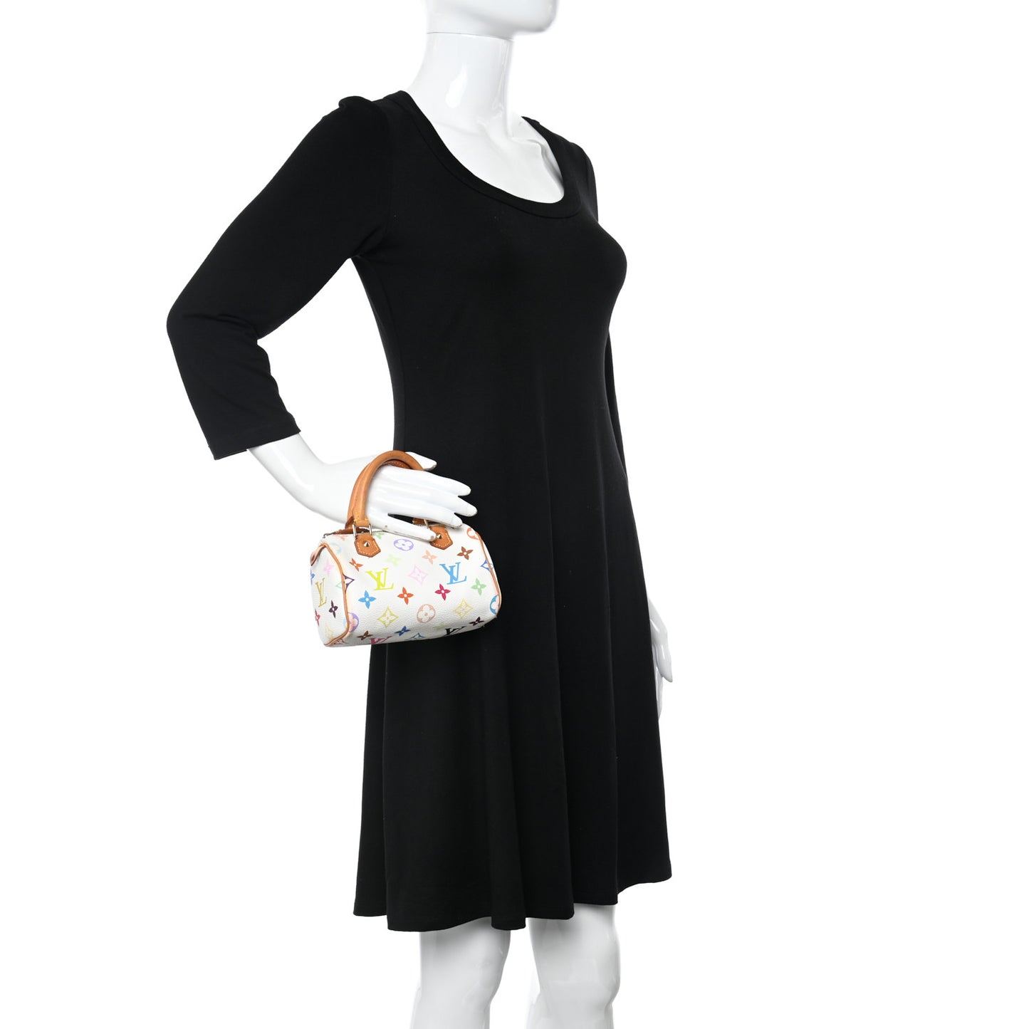 Monogram Multicolor Mini Sac HL Speedy White