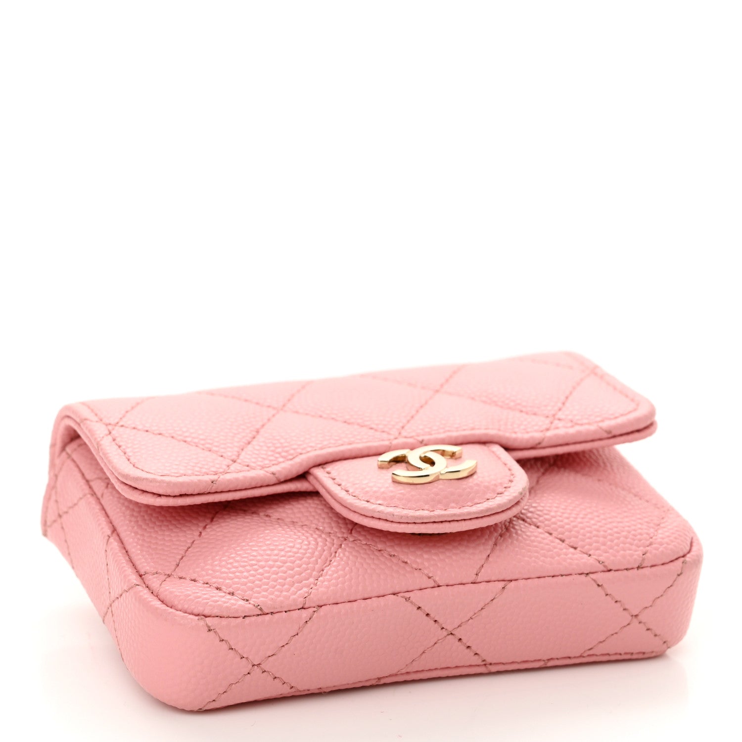 Chanel Caviar Quilted Mini Chain Belt Bag Light Pink 4 of 12