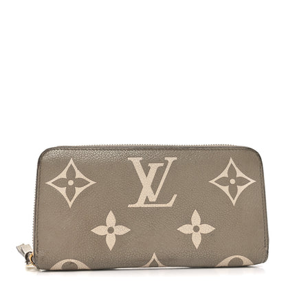 Louis Vuitton Empreinte Monogram Giant Zippy Wallet Tourterelle Creme 1 of 9