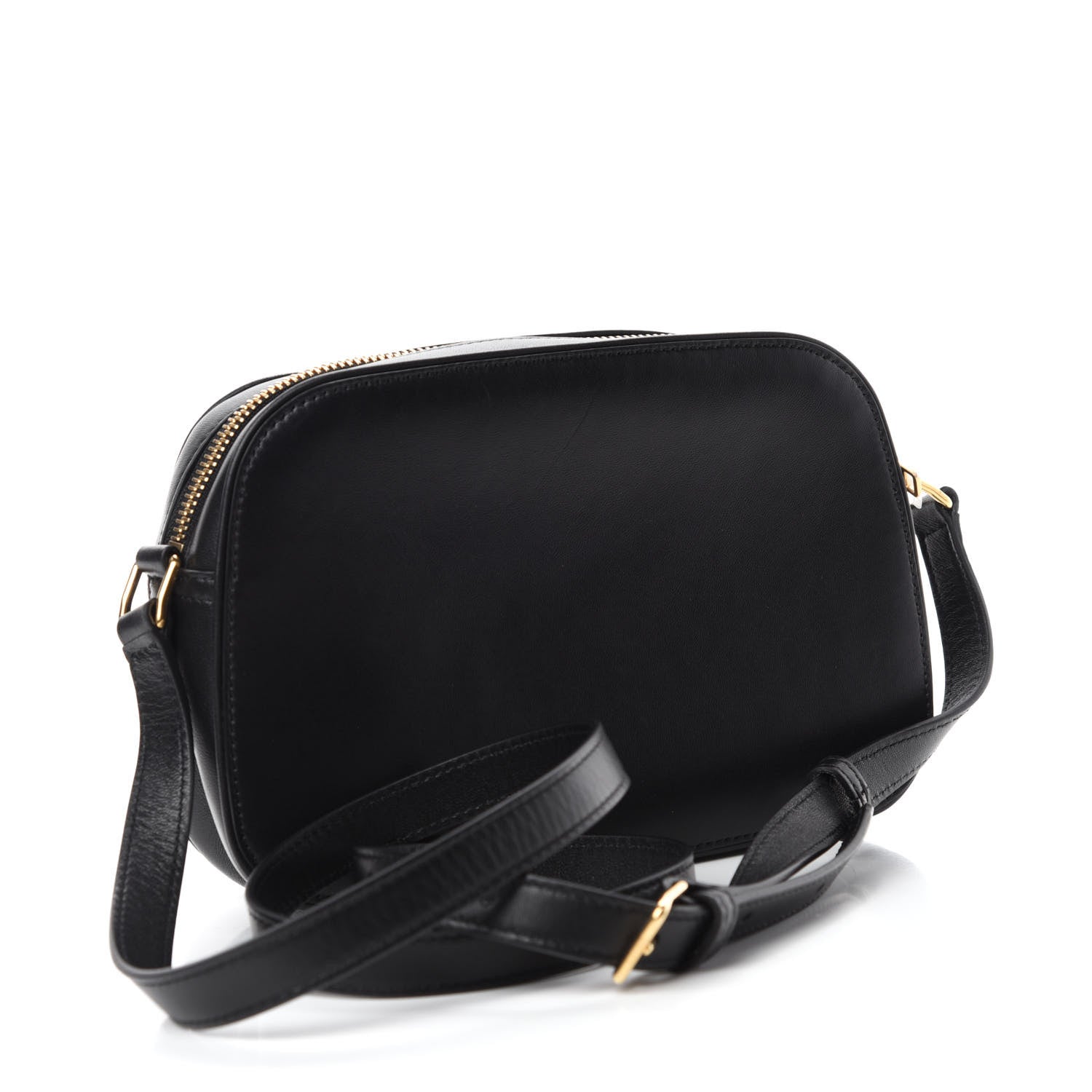 Celine Calfskin Crecy Camera Bag Black 3 of 9