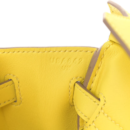 Hermes Swift Birkin 25 Lime 6 of 10