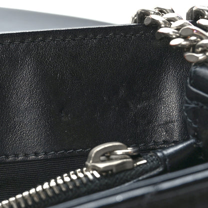 Saint Laurent Calfskin Y Quilted Monogram Medium Loulou Chain Satchel Black 11 of 11