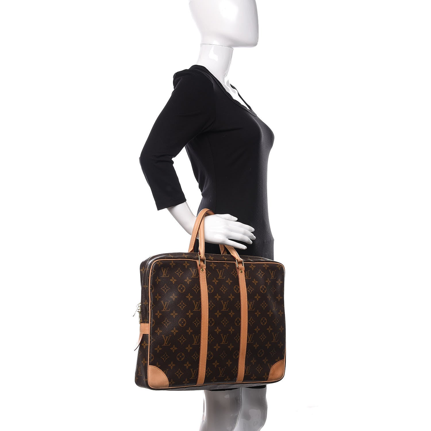 Louis Vuitton Monogram Porte-Documents Voyage Briefcase 2 of 10