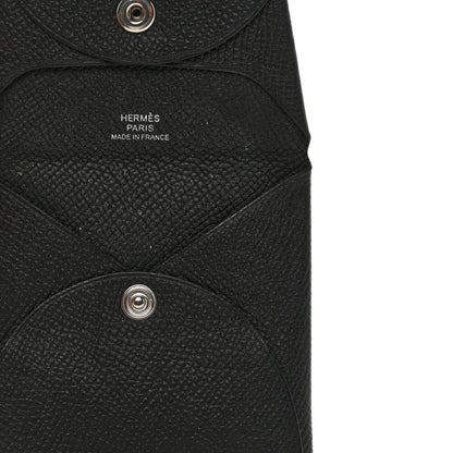 Hermes Epsom Bastia Coin Purse Black 5 of 6