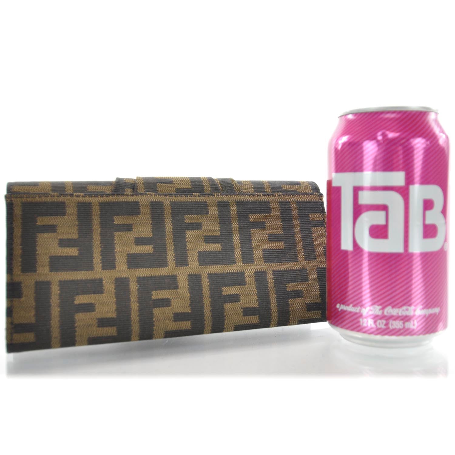 Fendi Zucca Mia Clutch Wallet Tobacco 2 of 10