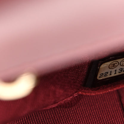 Chanel Lambskin Quilted New Medium Boy Flap Dark Red 7 of 16