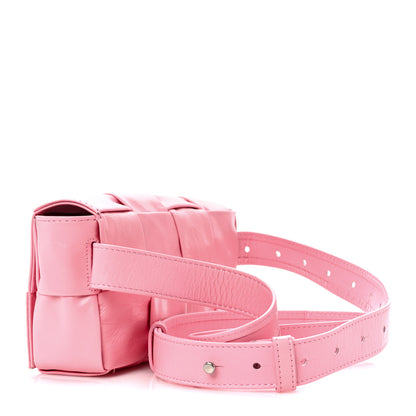 Bottega Veneta Paper Calfskin Intrecciato Cassette Belt Bag Ribbon 3 of 8