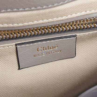 Chloe Suede Calfskin Medium Faye Backpack Motty Grey 6 of 7
