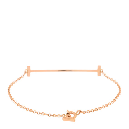 Tiffany 18K Rose Gold T Smile Bracelet 2 of 4