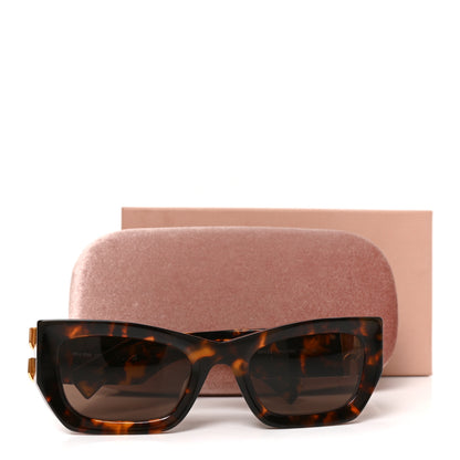 Miu Miu Acetate Miu Glimpse Sunglasses SMU 09WS Havana 7 of 7