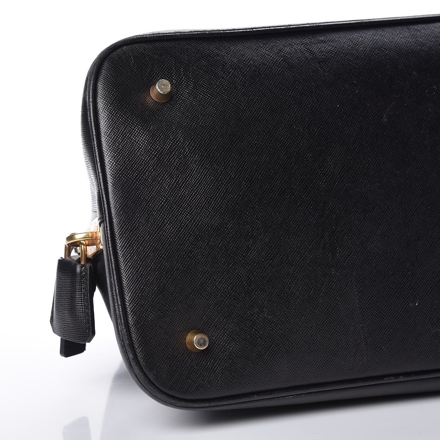Prada Saffiano Top Handle Dome Satchel Black 15 of 18