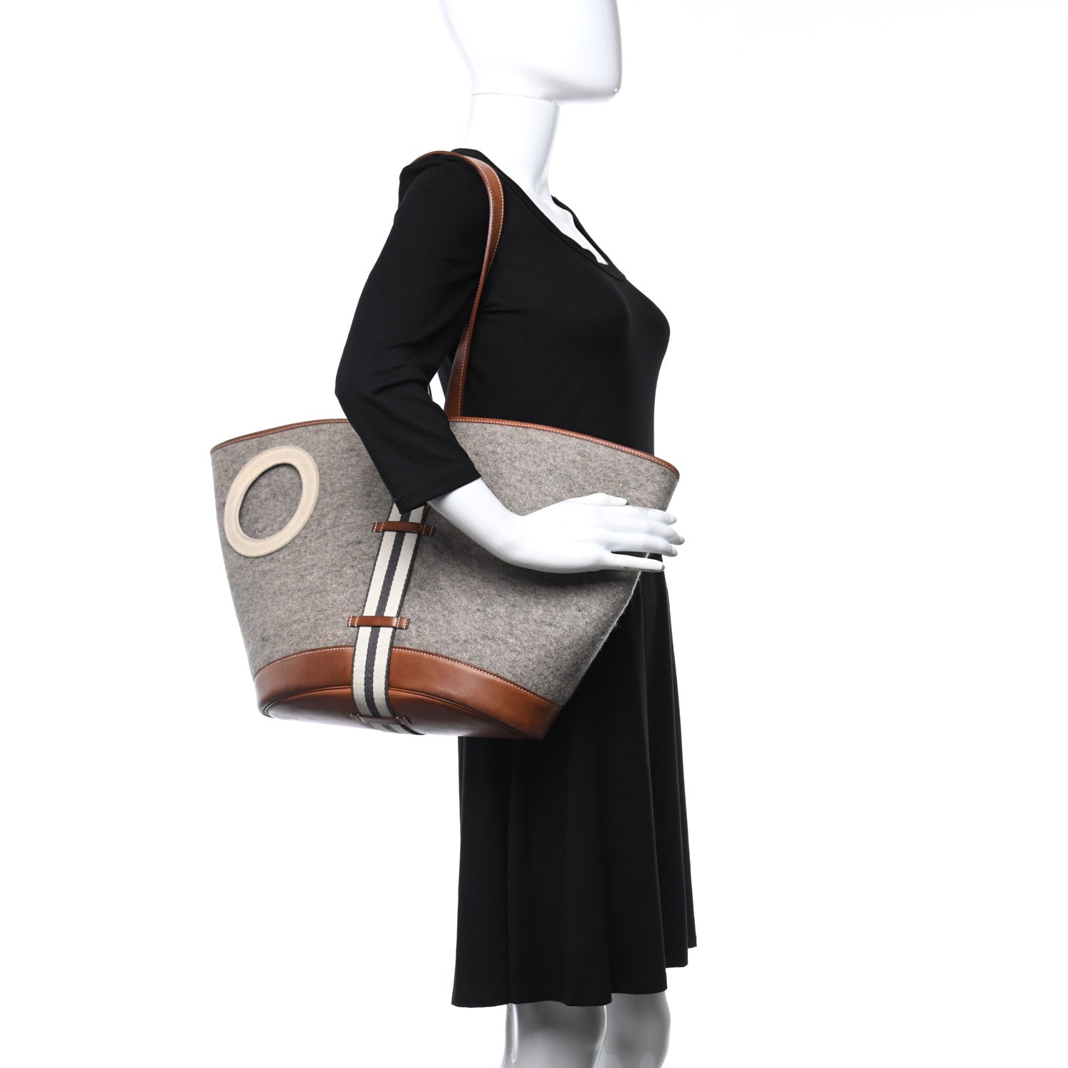 Hermes Felt Camails Bucket Bag 2 of 13