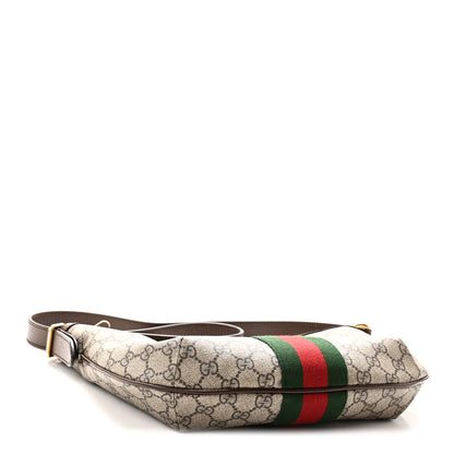 Gucci GG Supreme Monogram Web Small Ophidia Half Moon Hobo Brown 4 of 10