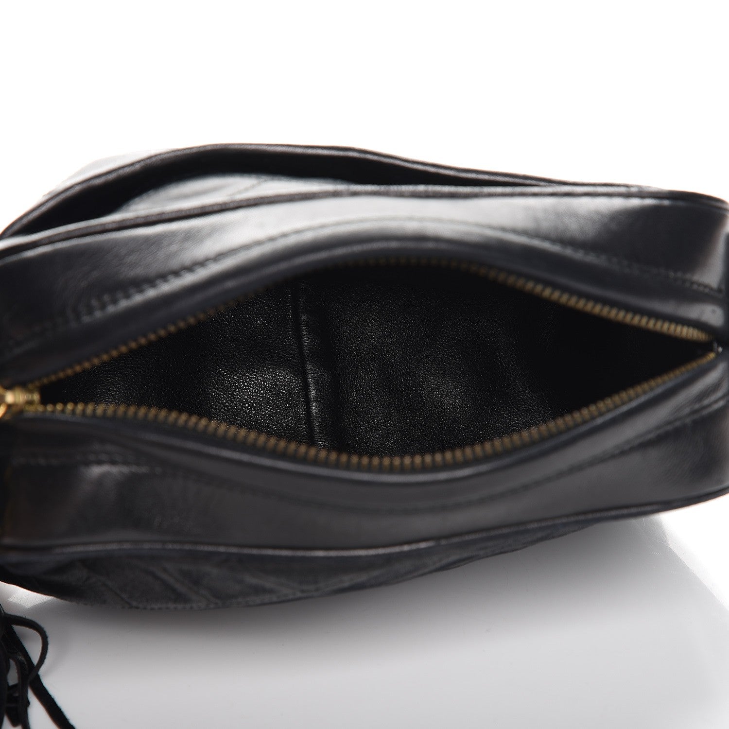 Chanel Lambskin Quilted Tassel Camera Case Black 5 of 14