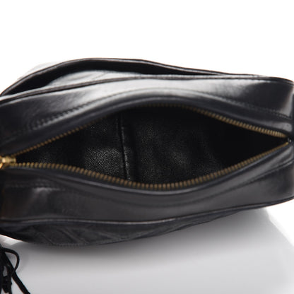 Chanel Lambskin Quilted Tassel Camera Case Black 5 of 14