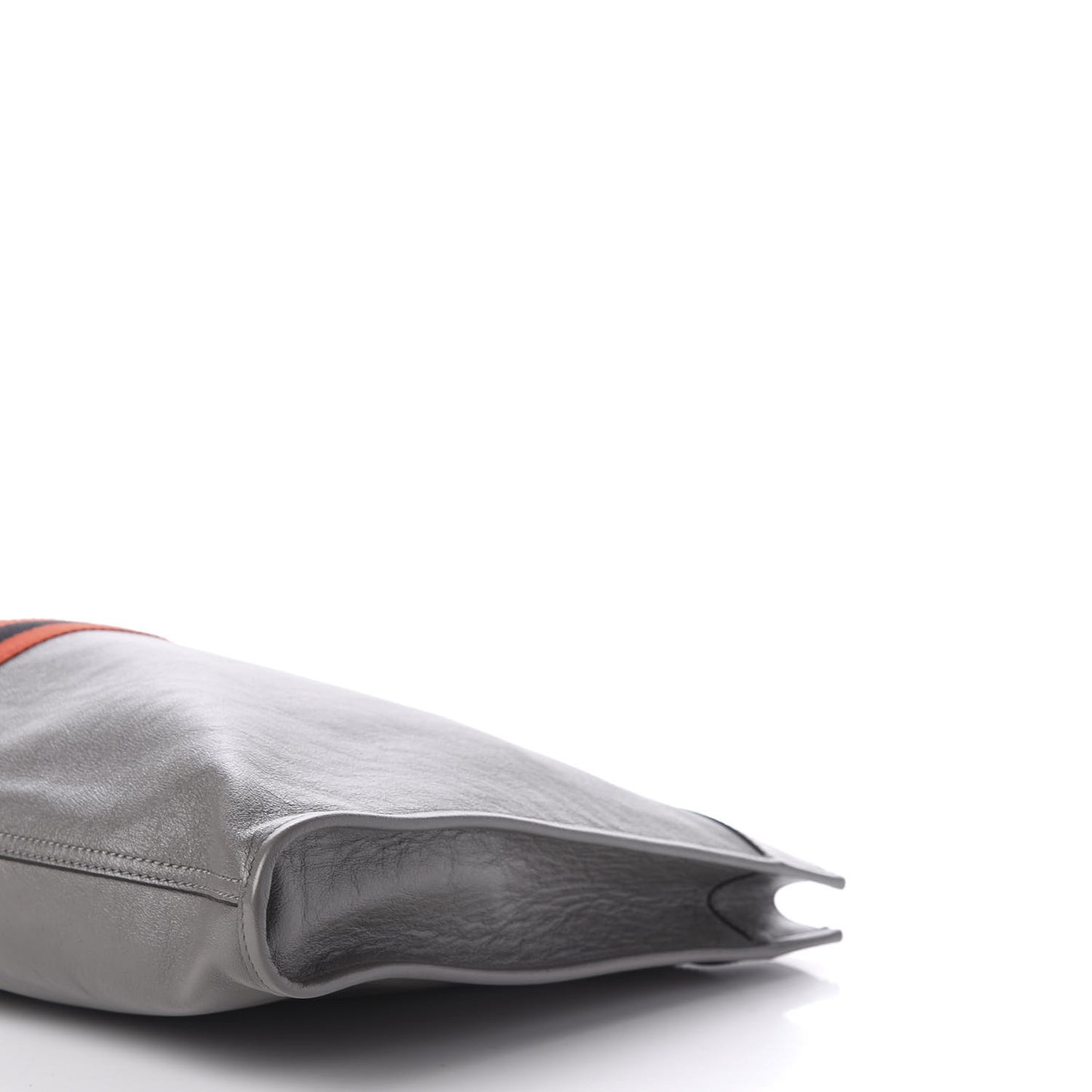 Calfskin Large Rajah Chain Tote Grey