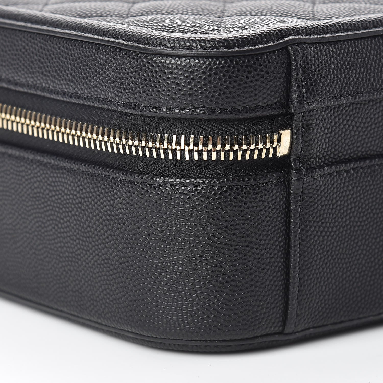 Chanel Caviar Quilted Medium CC Filigree Vanity Case Black 9 of 10