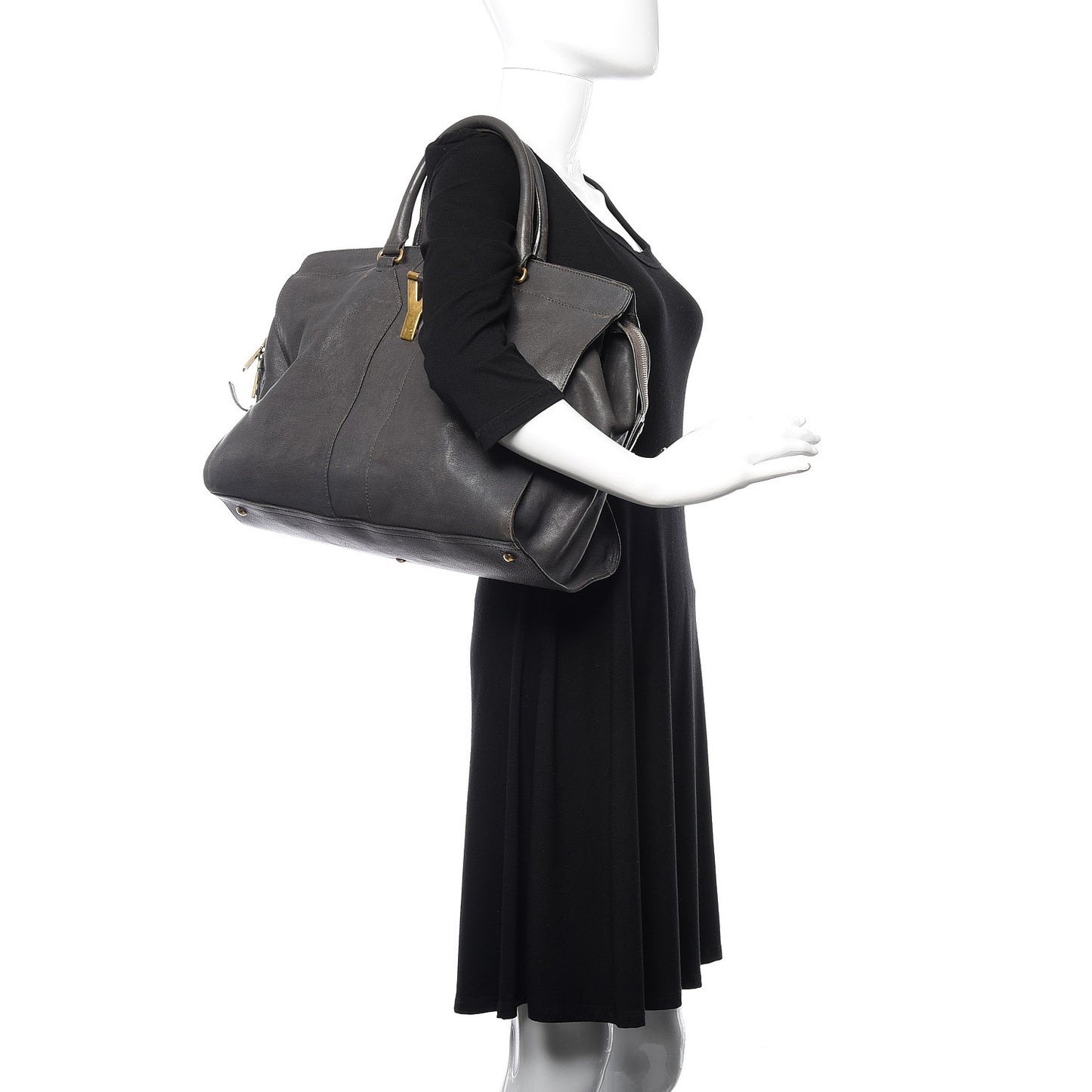 Sheepskin Large Cabas ChYc Grey