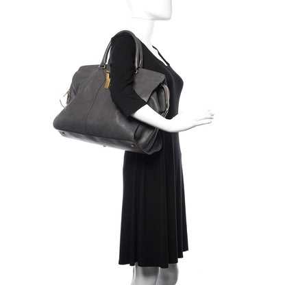 Saint Laurent Sheepskin Large Cabas ChYc Grey 2 of 30