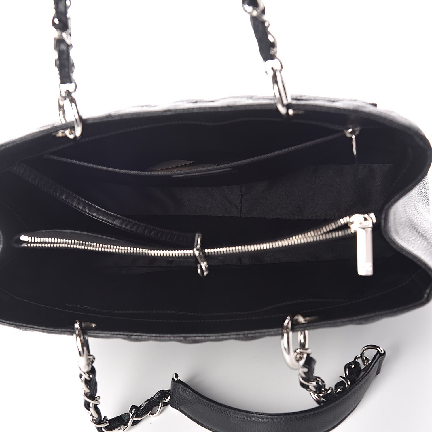 Chanel Caviar Quilted Grand Shopping Tote GST Black 5 of 13