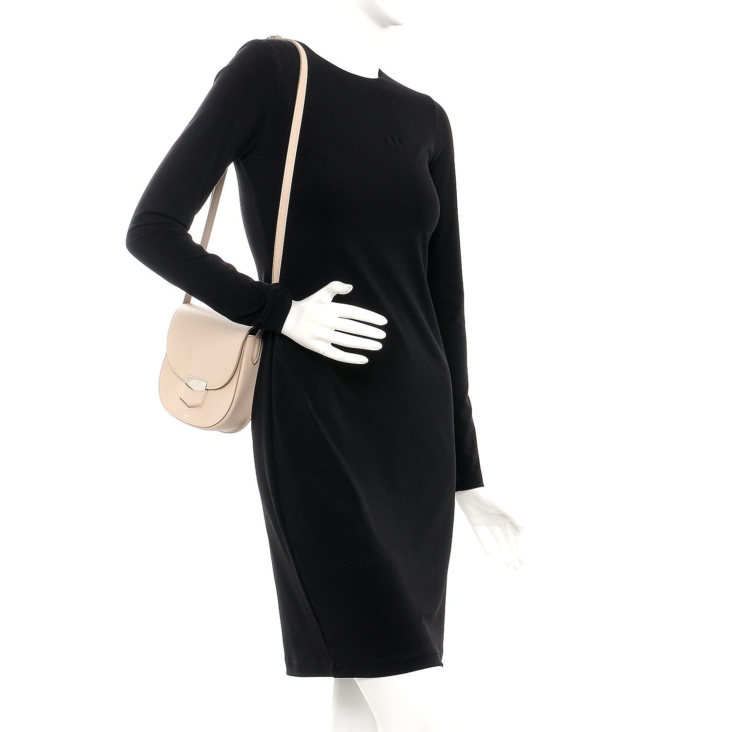 Celine Grained Calfskin Small Trotteur Light Taupe 2 of 7