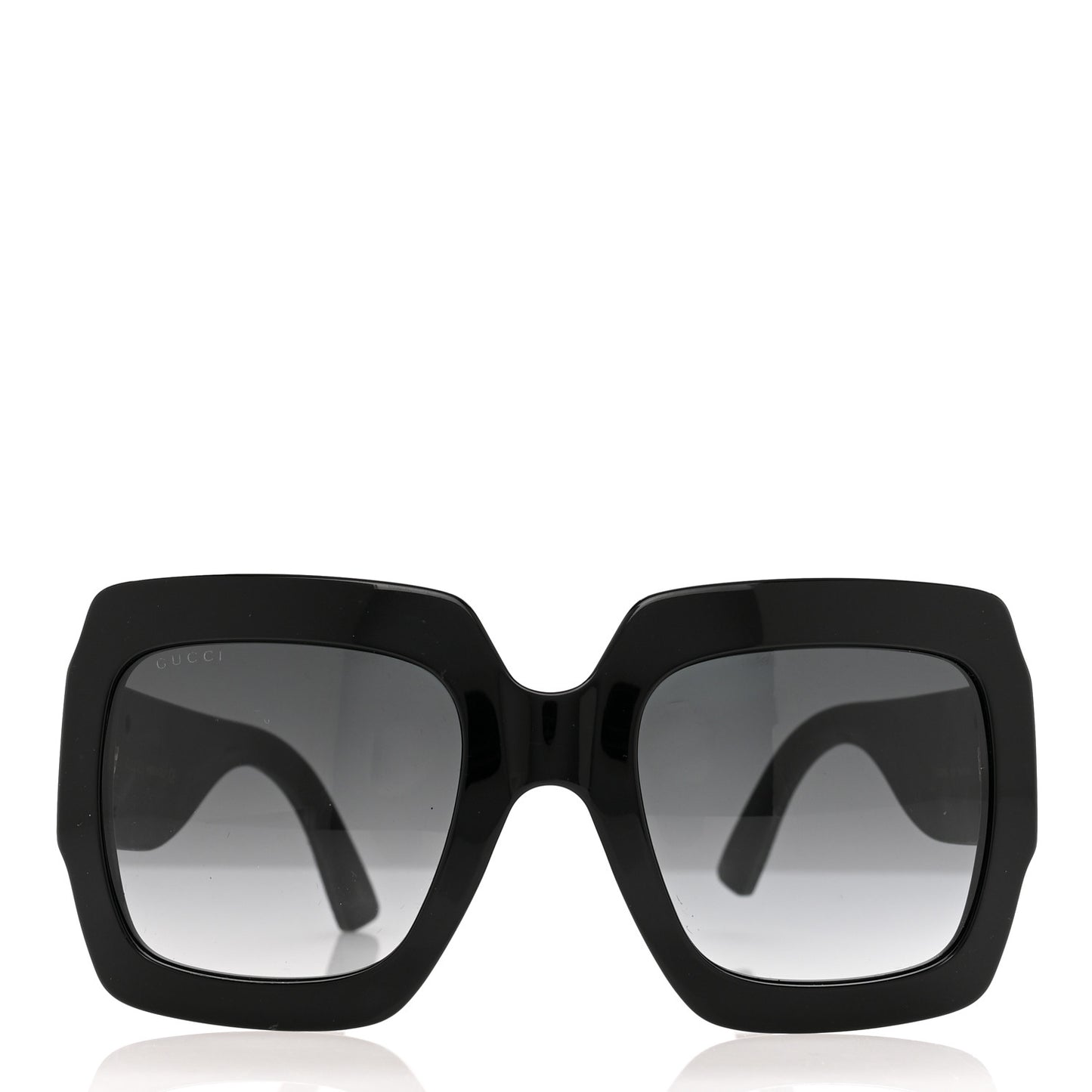 Square Frame Glitter GG0102S Sunglasses Black