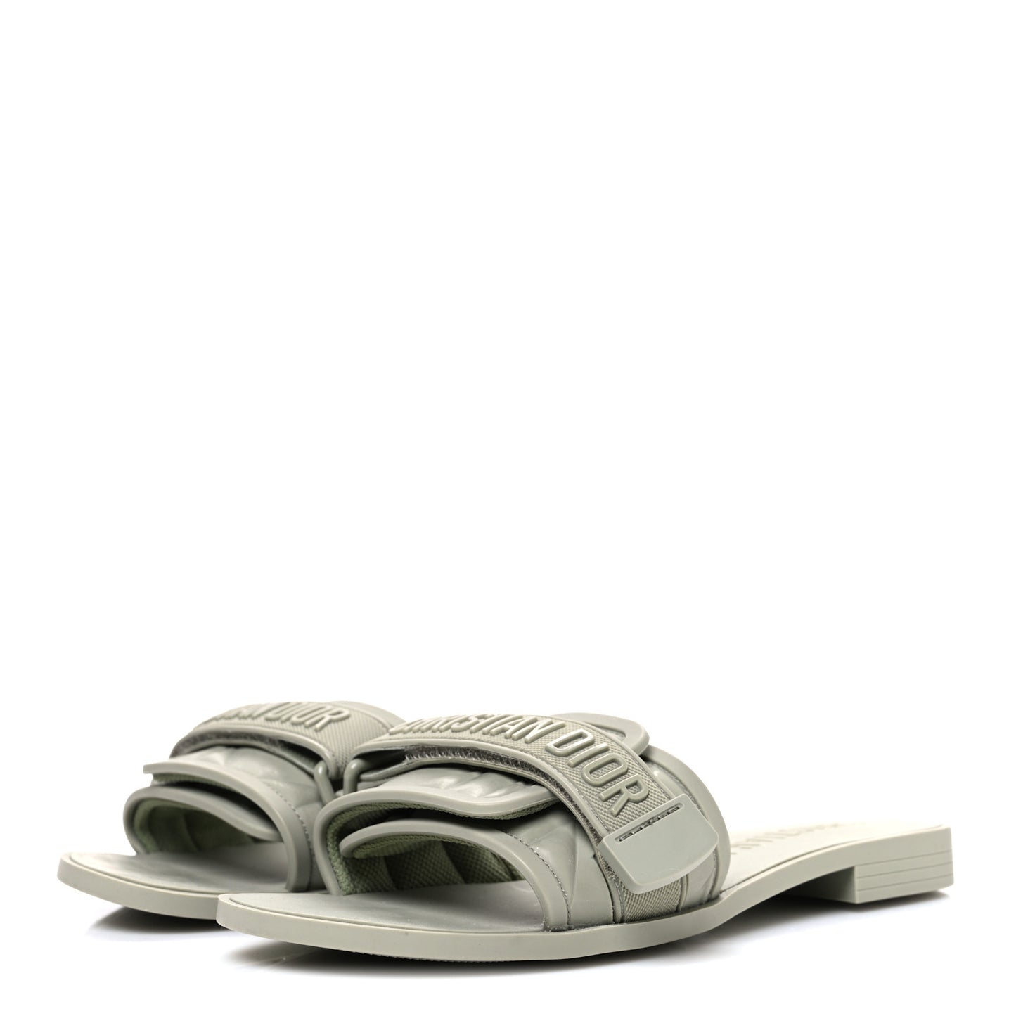 Rubber Macrocannage Dio(r)evolution Slide Sandals 36 Desert Shade