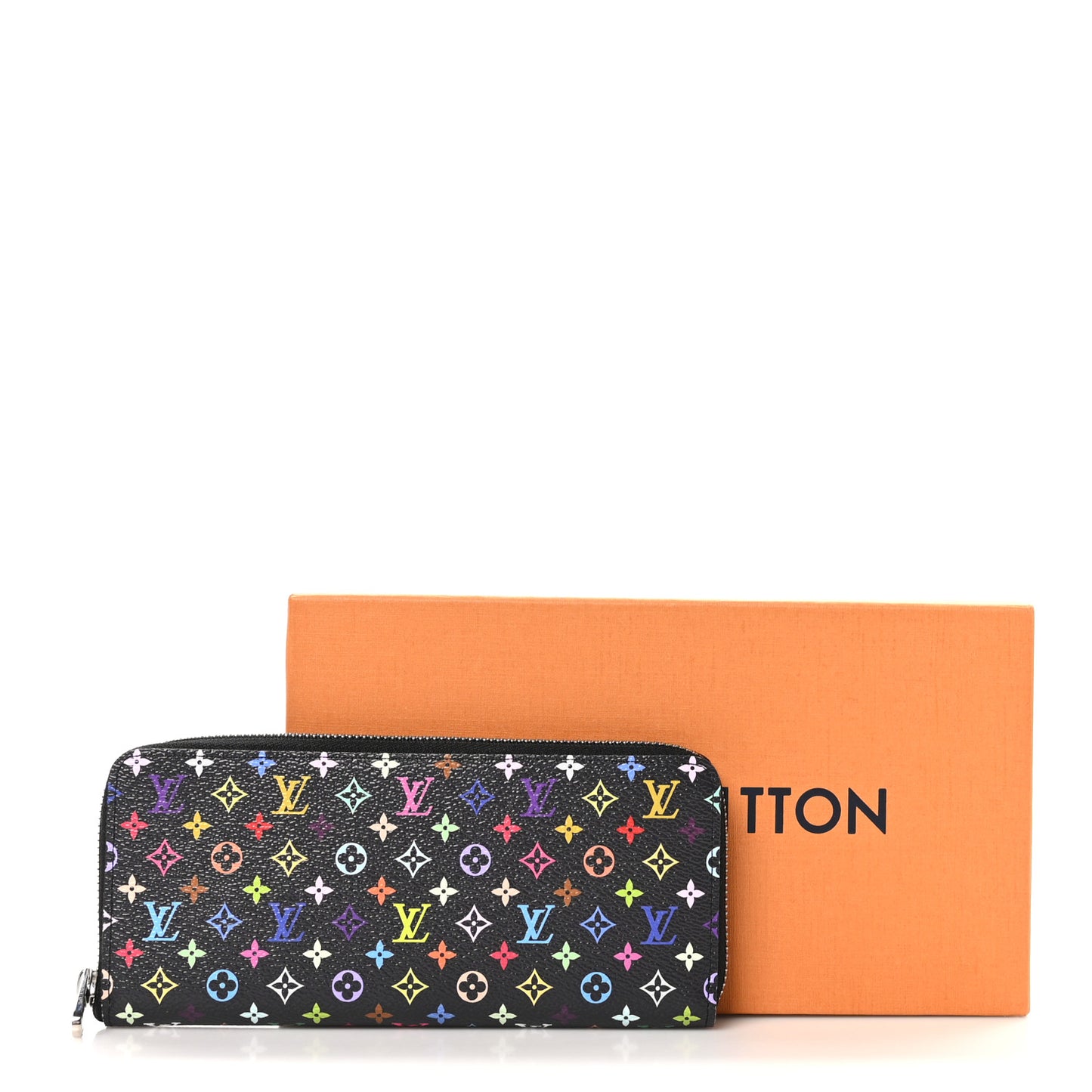 LV X TM Monogram Multicolor Clemence Wallet Black