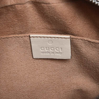 Gucci Calfskin Matelasse Small GG Marmont Chain Shoulder Bag White 6 of 7