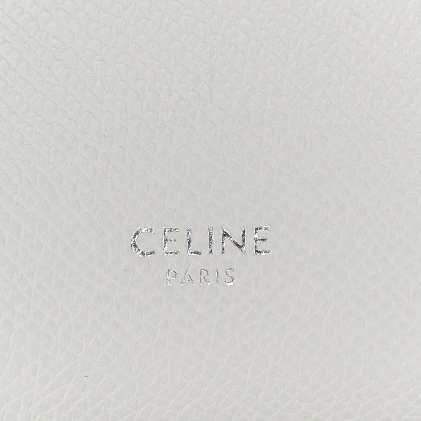 Grained Calfskin Nano Belt Bag White