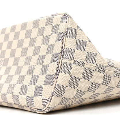 Louis Vuitton Damier Azur Neo Neverfull MM Rose Ballerine 9 of 9