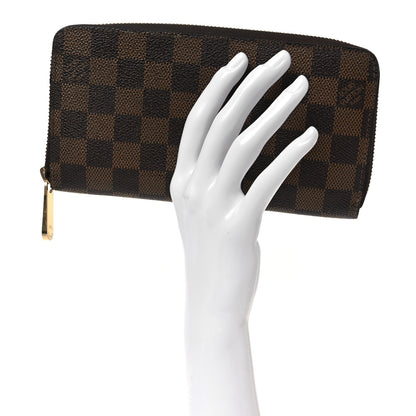 Louis Vuitton Damier Ebene Zippy Wallet 2 of 12