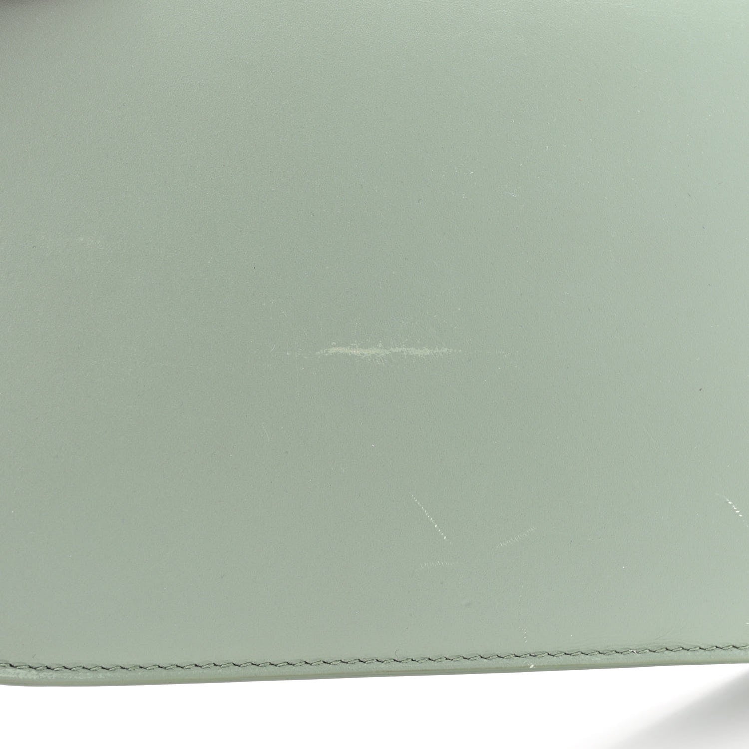 Saint Laurent Smooth Calfskin Carre Satchel Vert Opaline 14 of 14
