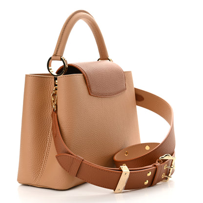 Louis Vuitton Taurillon Capucines MM Arizona Cognac 3 of 11