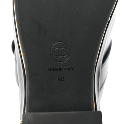 Chanel Calfskin CC Turn Lock Clogs 40 Black 7 of 8