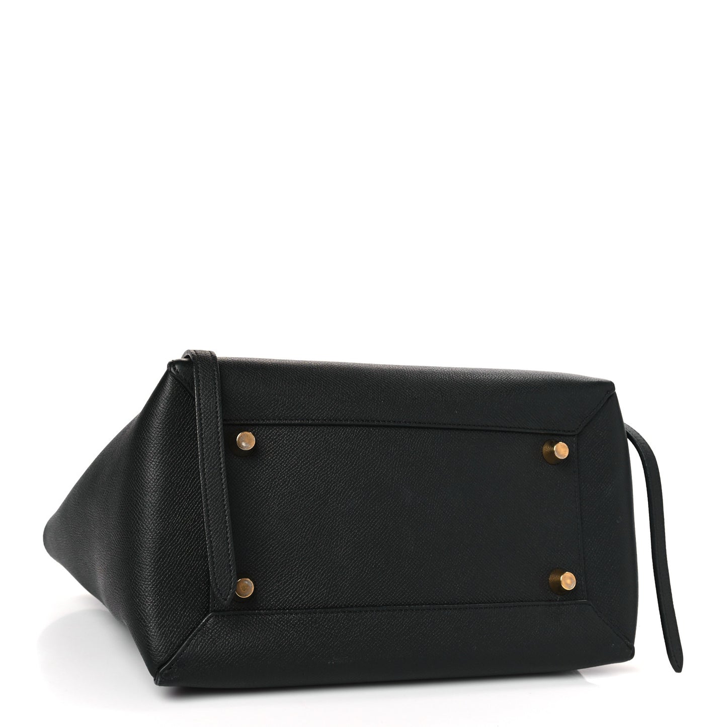 Baby Grained Calfskin Mini Belt Bag Black