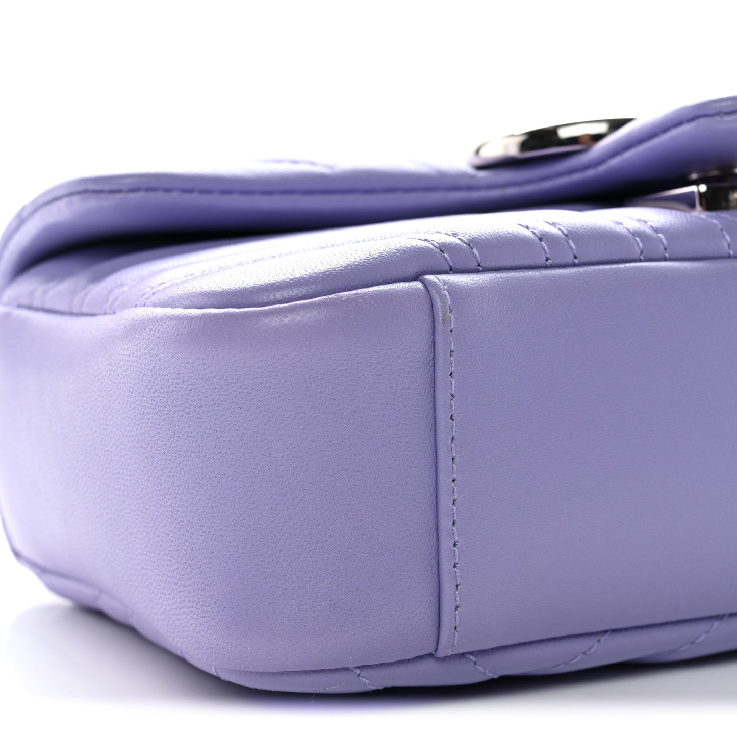 Lambskin Matelasse Small GG Marmont Shoulder Bag Lapis