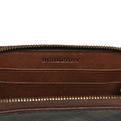 Burberry Smoked Check Zip Around Wallet 6 of 8