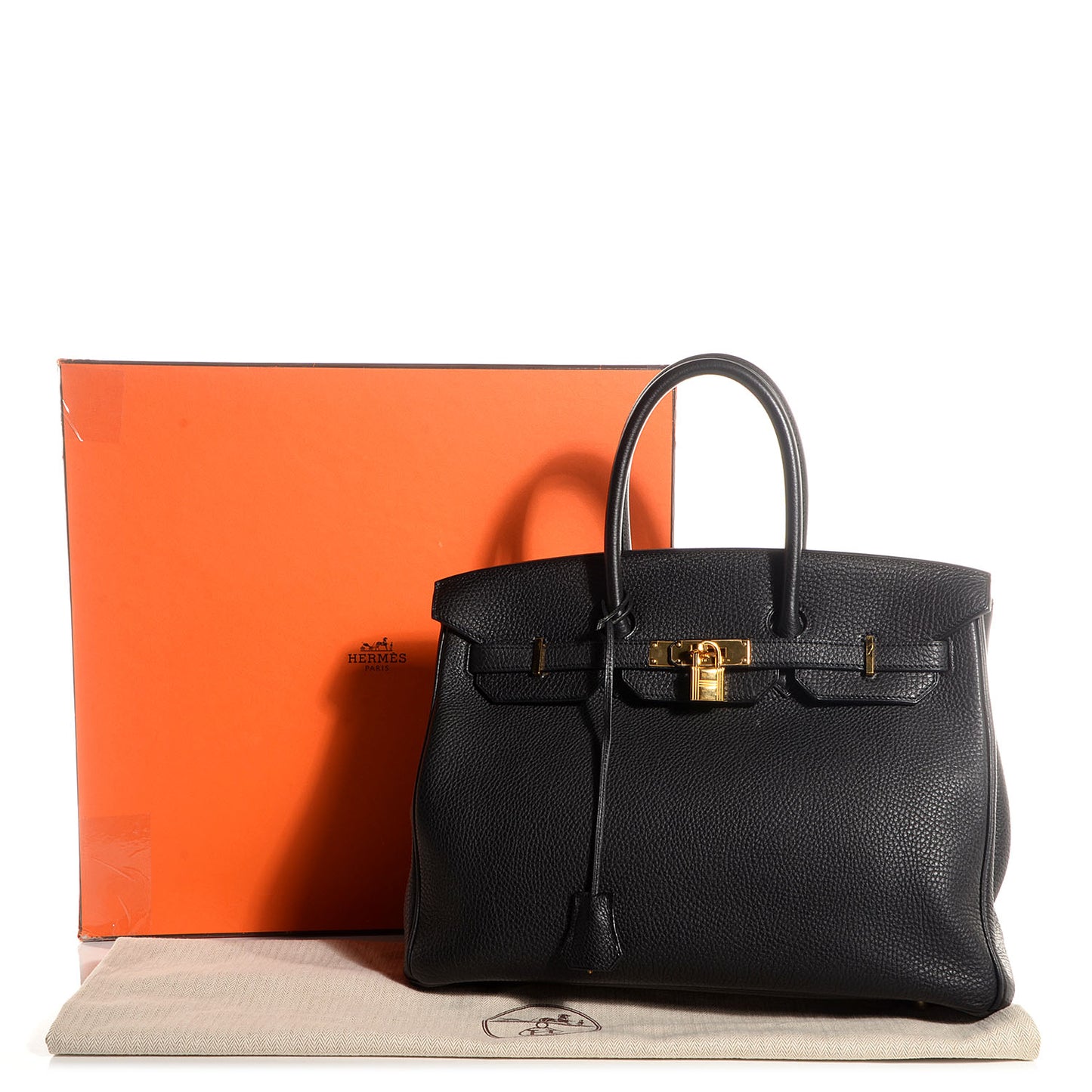 Togo Birkin 35 Black