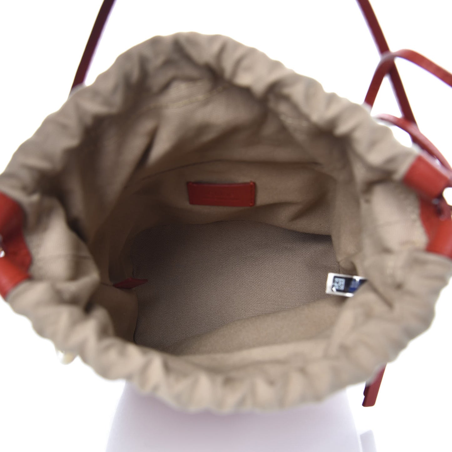Smooth Calfskin Mini Roy Bucket Bag Earthy Red