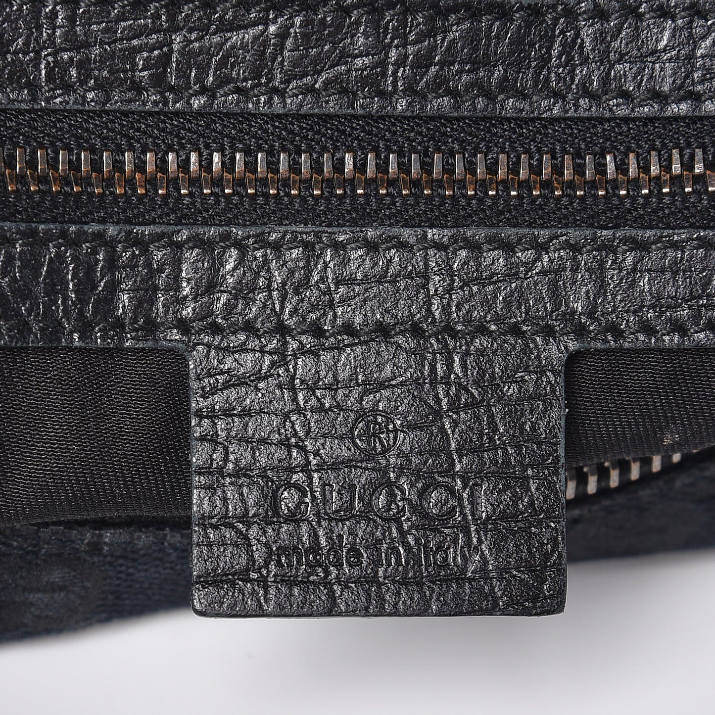 Monogram Large Horsebit Chain Hobo Black