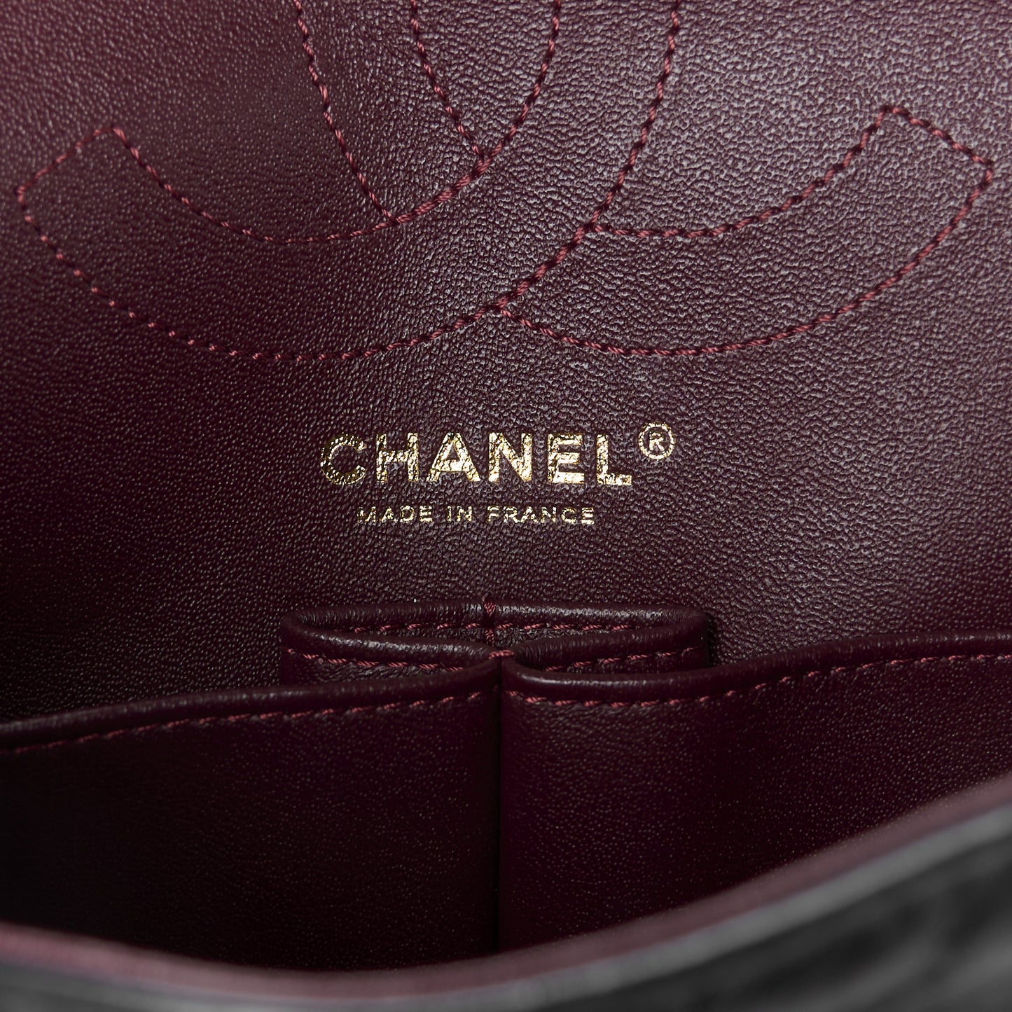 Aged Calfskin Quilted 2.55 Reissue 225 Flap Black