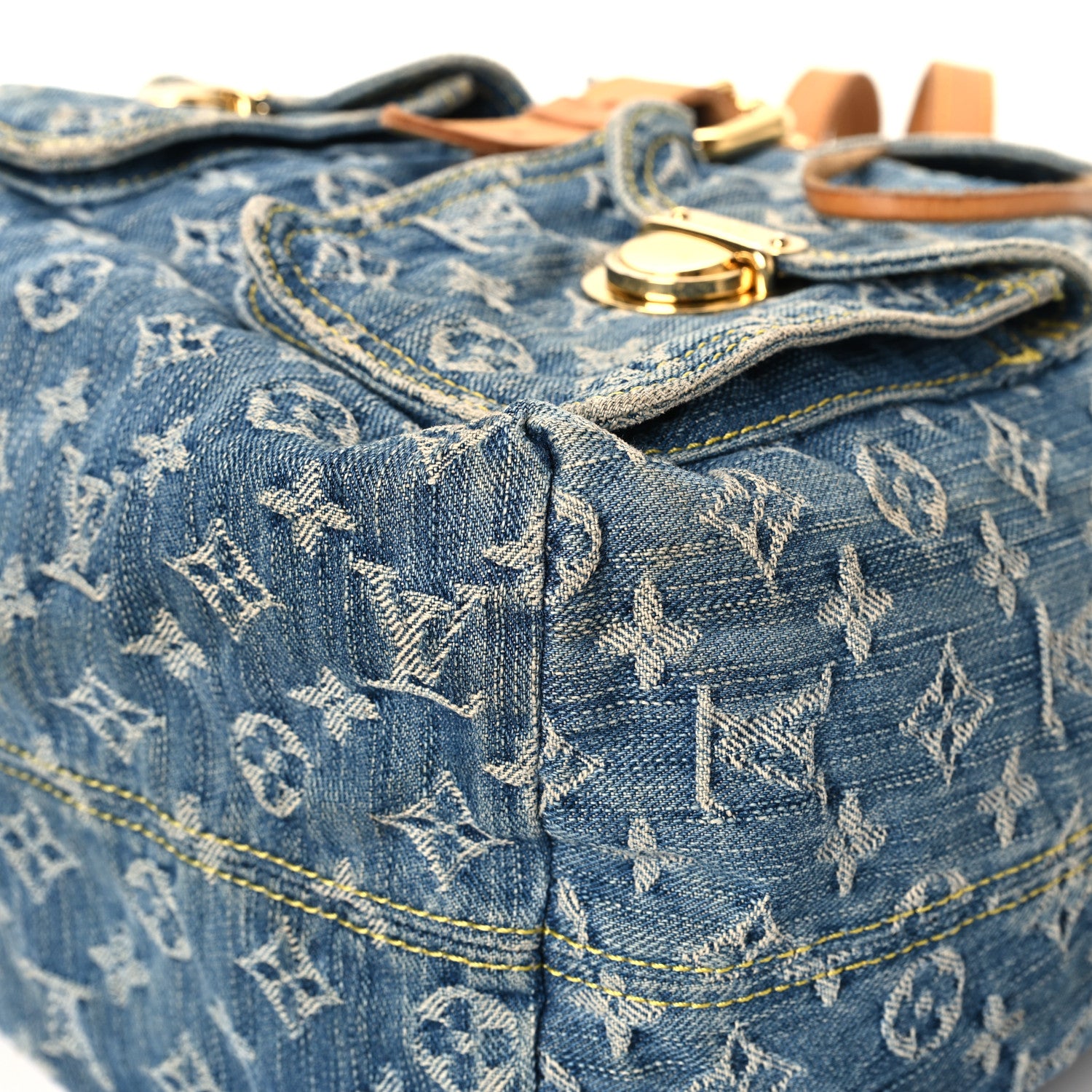 Louis Vuitton Denim Sac a Dos Backpack GM Blue 9 of 11