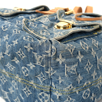 Louis Vuitton Denim Sac a Dos Backpack GM Blue 9 of 11