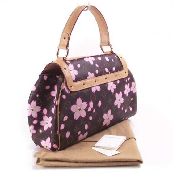 Louis Vuitton Cherry Blossom Sac Retro Bag Pink 3 of 11