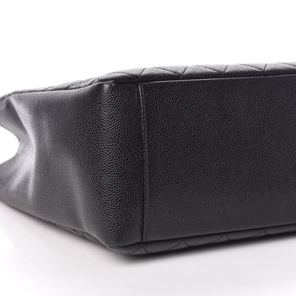 Chanel Caviar Quilted Grand Shopping Tote GST Black 6 of 11